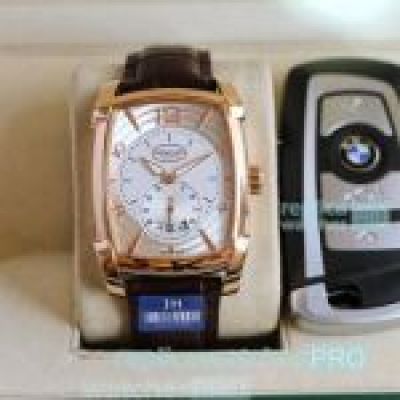 Best Parmigiani Fleurier Replica Watch Silver Dial Rose Gold Case